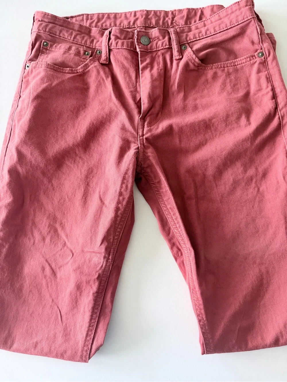 Mens Red Slim Jeans 511